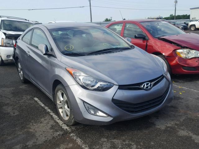 KMHDH6AE3DU020485 - 2013 HYUNDAI ELANTRA CO GRAY photo 1