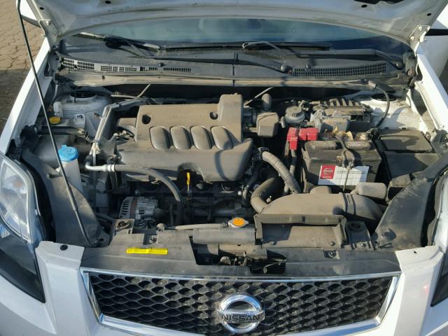 3N1AB6AP6BL619031 - 2011 NISSAN SENTRA 2.0 WHITE photo 7