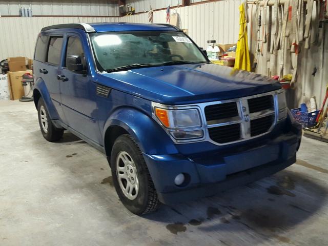 1D4PT2GK2AW104368 - 2010 DODGE NITRO SE BLUE photo 1