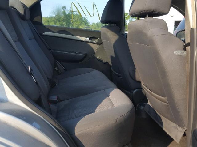 KL1TD5DE8BB242618 - 2011 CHEVROLET AVEO LS SILVER photo 6