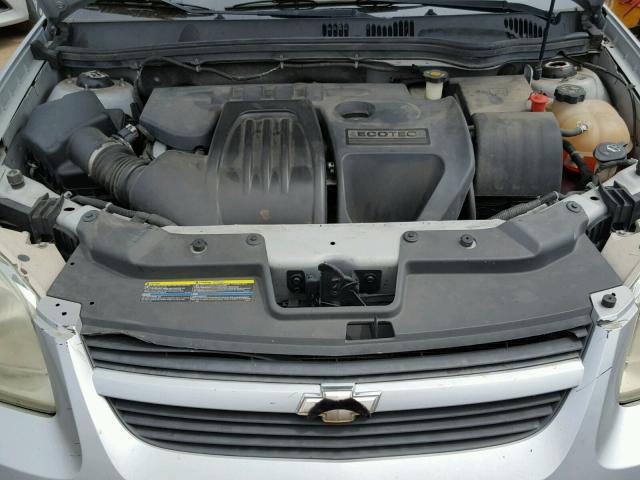 1G1AM18B277391151 - 2007 CHEVROLET COBALT SS SILVER photo 7