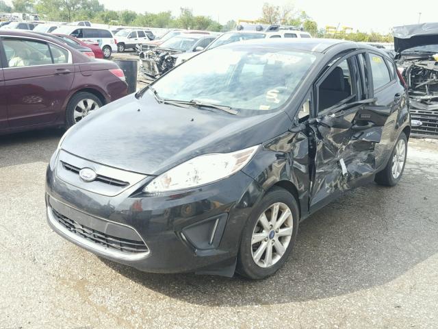 3FADP4EJ4BM111243 - 2011 FORD FIESTA SE BLACK photo 2