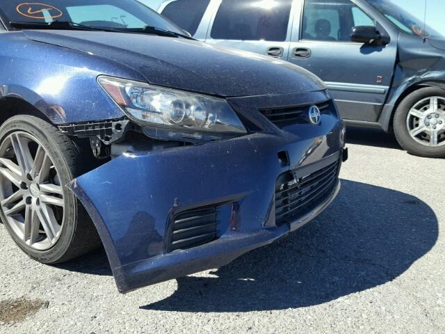 JTKJF5C76B3016531 - 2011 TOYOTA SCION TC BLUE photo 9