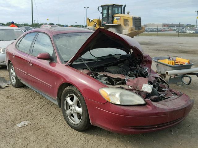 1FAFP55U63G181881 - 2003 FORD TAURUS SES RED photo 1