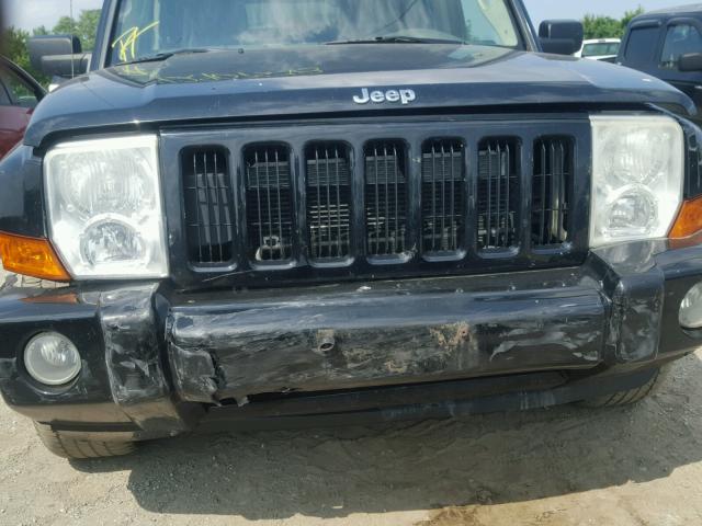 1J8HG48NX6C188578 - 2006 JEEP COMMANDER BLACK photo 9