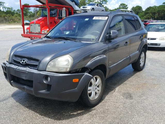 KM8JN12D87U632044 - 2007 HYUNDAI TUCSON SE GRAY photo 2