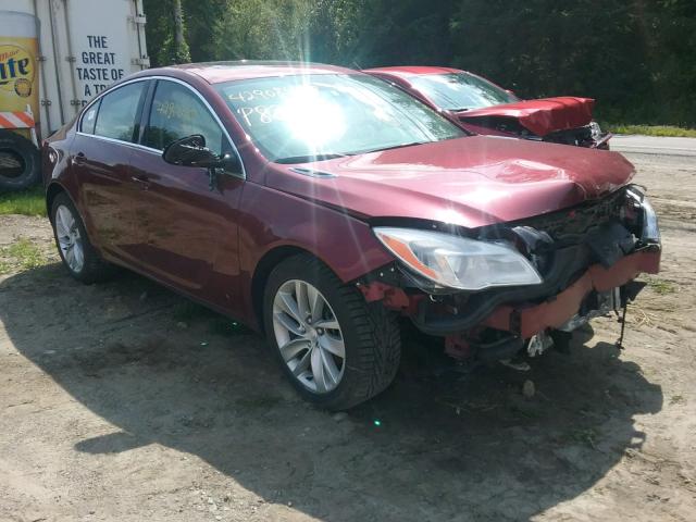 2G4GK5EX5G9131819 - 2016 BUICK REGAL RED photo 1