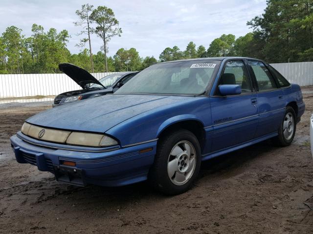 1G2WJ52M1SF266054 - 1995 PONTIAC GRAND PRIX BLUE photo 2