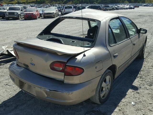 1G1JF524327454455 - 2002 CHEVROLET CAVALIER L GOLD photo 4