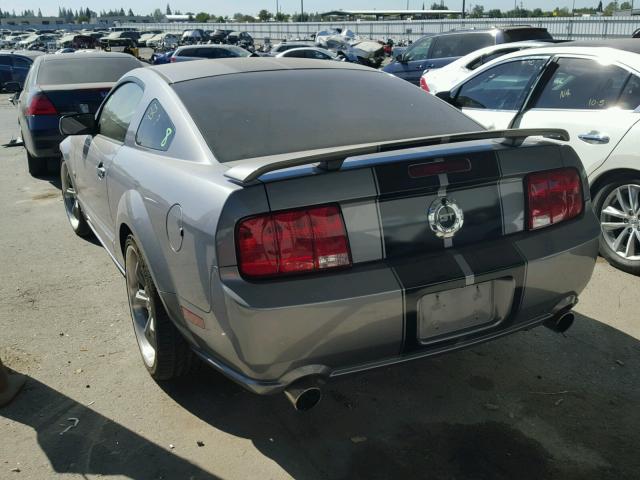 1ZVHT82HX65175523 - 2006 FORD MUSTANG GT GRAY photo 3