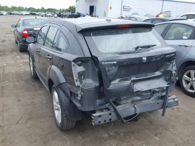 1B3CB3HAXBD110752 - 2011 DODGE CALIBER MA GRAY photo 3