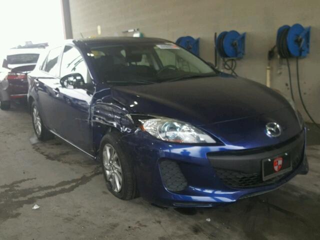 JM1BL1L75D1782472 - 2013 MAZDA 3 I BLUE photo 1
