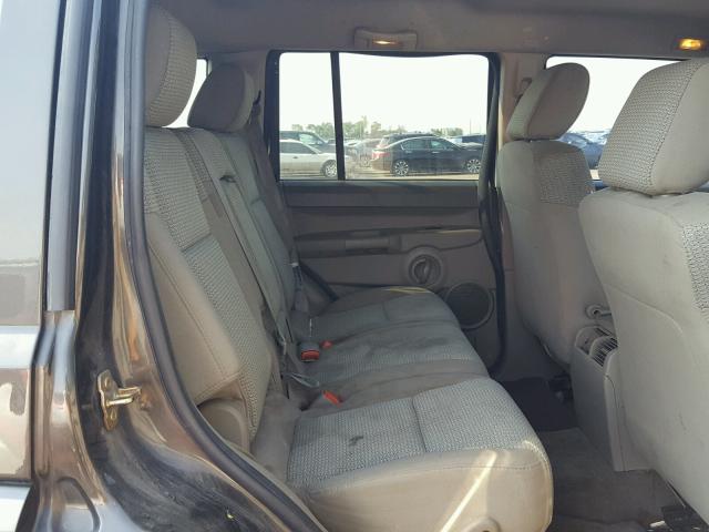 1J8HG48K06C233968 - 2006 JEEP COMMANDER 棕色 照片 6