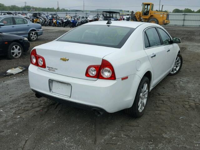 1G1ZG5E7XCF336318 - 2012 CHEVROLET MALIBU LTZ WHITE photo 4