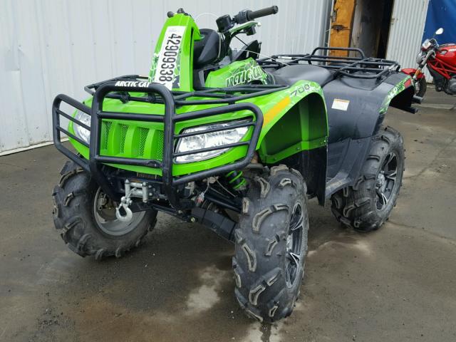 4UF14ATV2ET208367 - 2014 ARCTIC CAT MUDPRO 700 GREEN photo 2