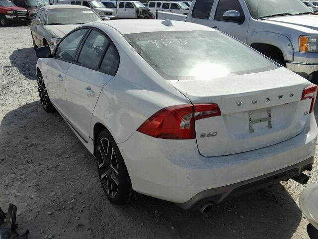 YV126MFL8H2424830 - 2017 VOLVO S60 WHITE photo 3