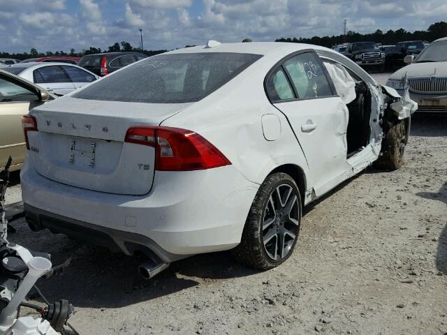 YV126MFL8H2424830 - 2017 VOLVO S60 WHITE photo 4