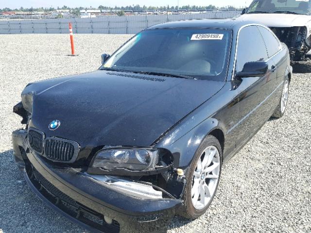 WBABM3347YJN65314 - 2000 BMW 323 CI BLACK photo 2