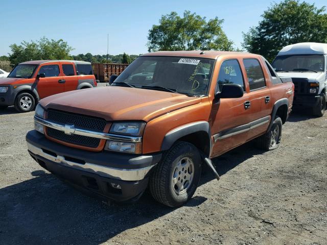 3GNEK12Z85G213483 - 2005 CHEVROLET AVALANCHE ORANGE photo 2