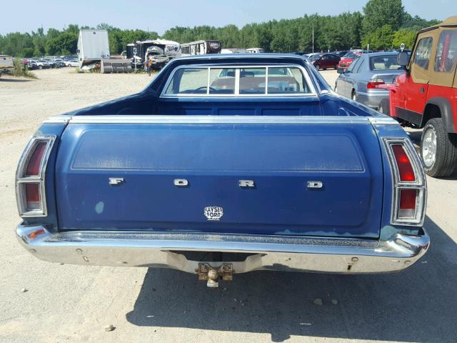 7A48H157236 - 1977 FORD RANCHERO BLUE photo 6