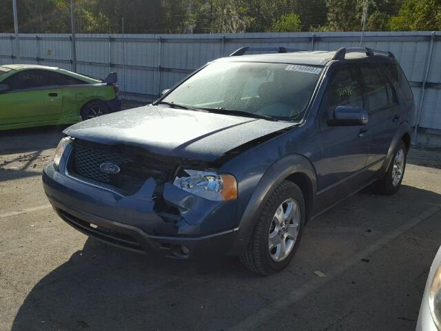 1FMZK02125GA02074 - 2005 FORD FREESTYLE BLUE photo 2