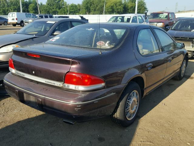 1C3EJ56H2VN682892 - 1997 CHRYSLER CIRRUS LX BURGUNDY photo 4