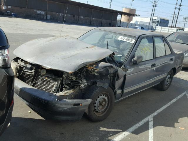 1N4EB31F2RC880995 - 1994 NISSAN SENTRA E GRAY photo 2