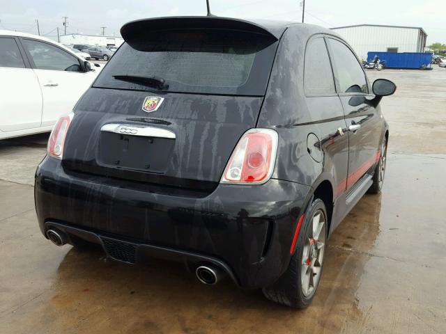 3C3CFFFH7CT291376 - 2012 FIAT 500 ABARTH BLACK photo 4