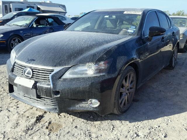 JTHBE1BL9D5012601 - 2013 LEXUS GS BLACK photo 2