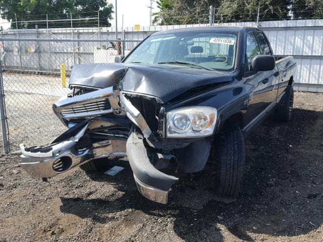 3D7KR28D97G755600 - 2007 DODGE RAM 2500 S Սև լուսանկար 2