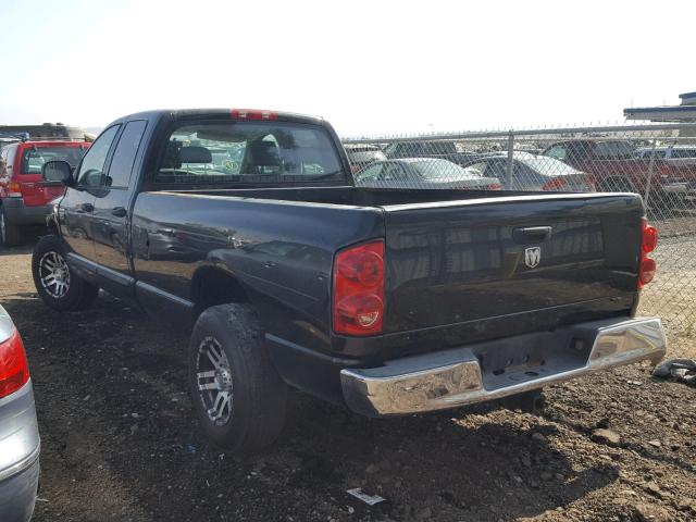 3D7KR28D97G755600 - 2007 DODGE RAM 2500 S BLACK photo 3