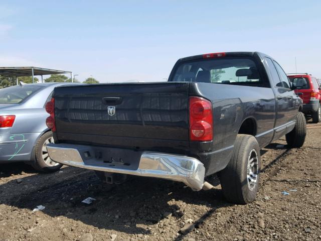 3D7KR28D97G755600 - 2007 DODGE RAM 2500 S Սև լուսանկար 4