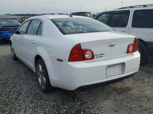 1G1ZH57B59F221259 - 2009 CHEVROLET MALIBU 1LT WHITE photo 3