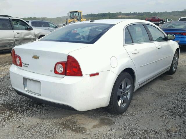 1G1ZH57B59F221259 - 2009 CHEVROLET MALIBU 1LT WHITE photo 4