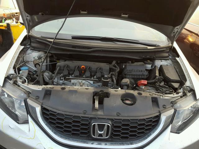 19XFB2F5XDE224098 - 2013 HONDA CIVIC SILVER photo 7