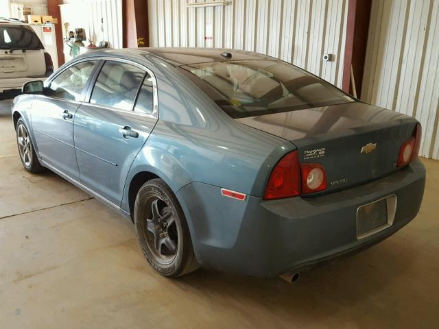 1G1ZH57B39F159909 - 2009 CHEVROLET MALIBU 1LT TEAL photo 3