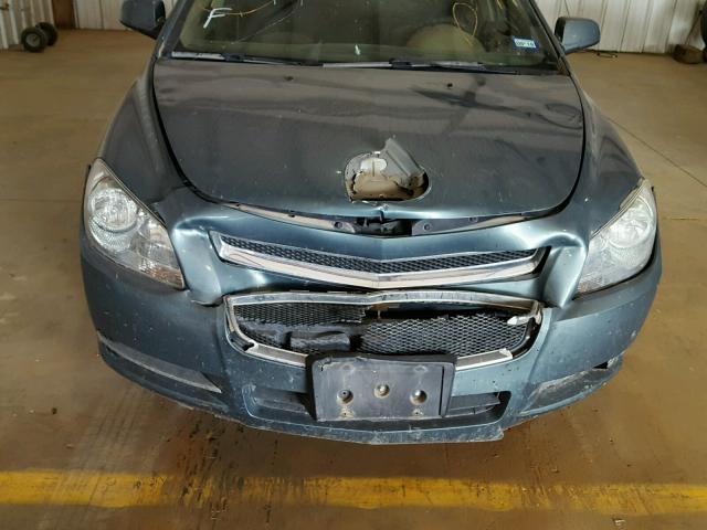 1G1ZH57B39F159909 - 2009 CHEVROLET MALIBU 1LT TEAL photo 9