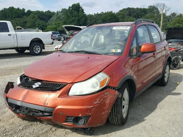 JS2YB5A32A6301652 - 2010 SUZUKI SX4 BASE RED photo 2