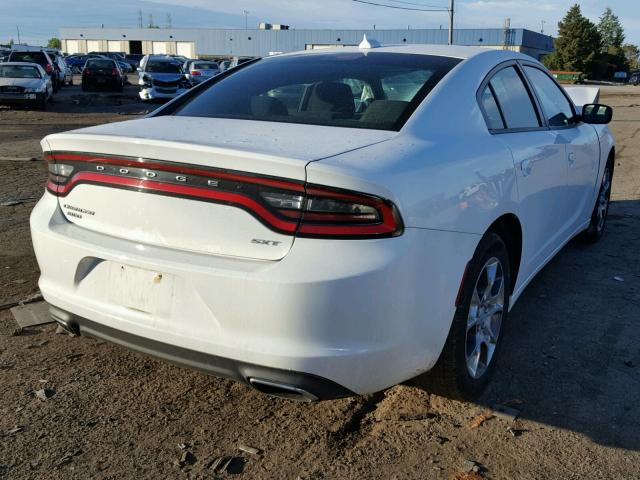 2C3CDXJG7FH926362 - 2015 DODGE CHARGER WHITE photo 4