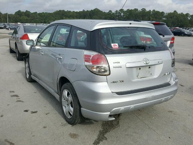 2T1LR32E15C401342 - 2005 TOYOTA COROLLA MA SILVER photo 3