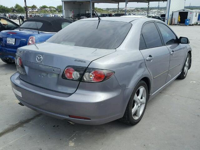 1YVHP80CX75M40466 - 2007 MAZDA 6 I GRAY photo 4