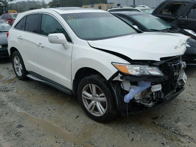 5J8TB4H56FL009373 - 2015 ACURA RDX WHITE photo 1