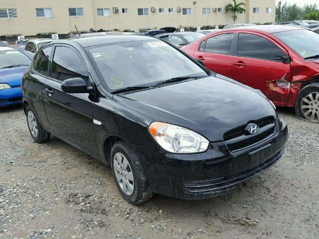 KMHCM3AC2AU160933 - 2010 HYUNDAI ACCENT BLACK photo 1