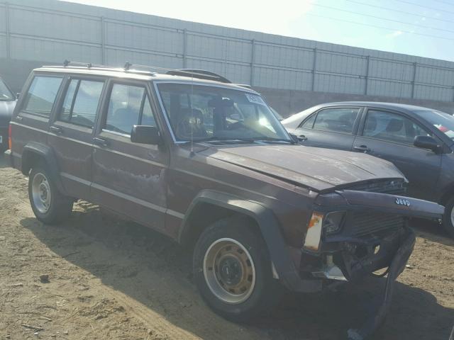 1JCMR7812JT009875 - 1988 JEEP CHEROKEE MAROON photo 1