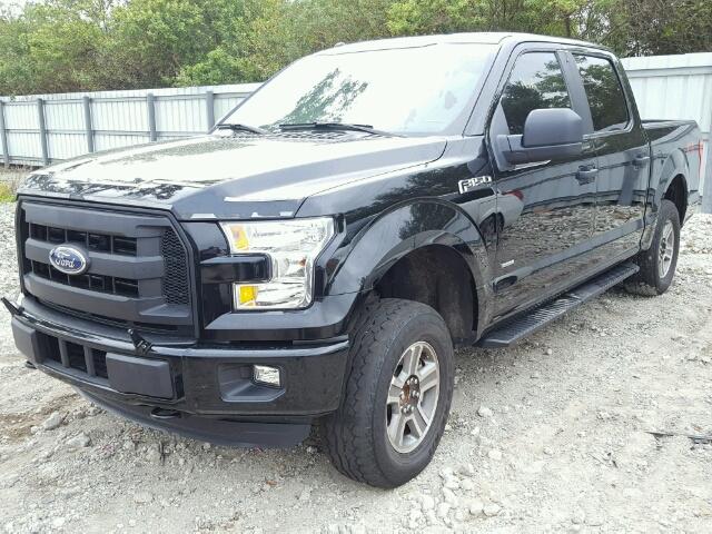 1FTEW1EP5GFA76031 - 2016 FORD F150 SUPER BLACK photo 2