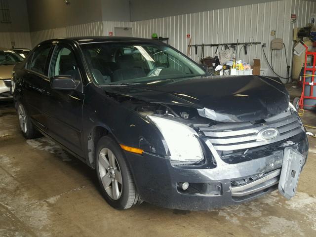 3FAFP07Z66R212216 - 2006 FORD FUSION BLACK photo 1