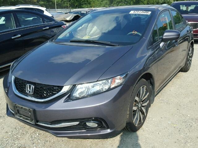 2HGFB2F93FH530362 - 2015 HONDA CIVIC EXL 灰色 照片 2