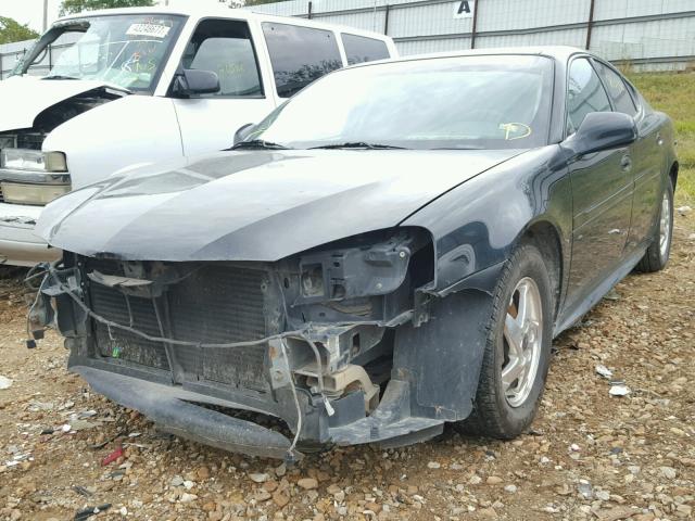 2G2WS522841342536 - 2004 PONTIAC GRAND PRIX BLACK photo 2