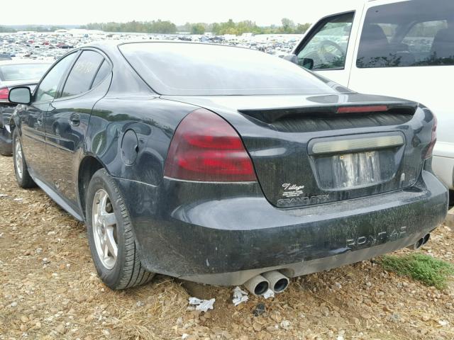 2G2WS522841342536 - 2004 PONTIAC GRAND PRIX BLACK photo 3