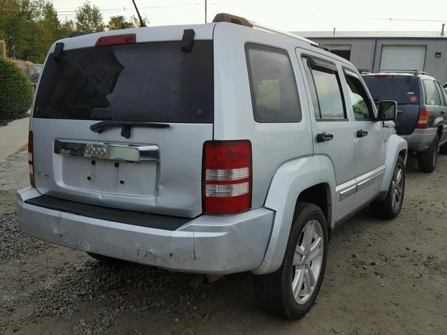 1J4PN2GK2BW591929 - 2011 JEEP LIBERTY SILVER photo 4